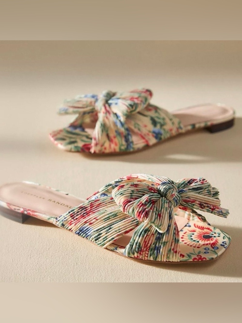 Loeffler Randall Dafne Floral Slide Sandal